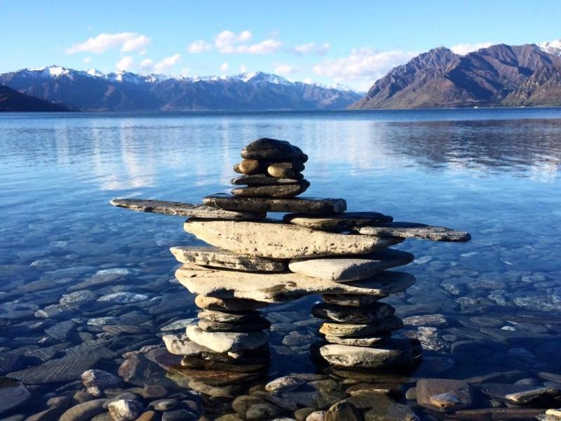Lakefront Fantail Cottage Lake Hawea, Wanaka Ngoại thất bức ảnh